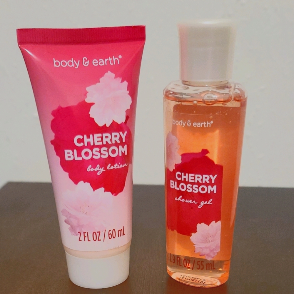 Body lotion and shower gel